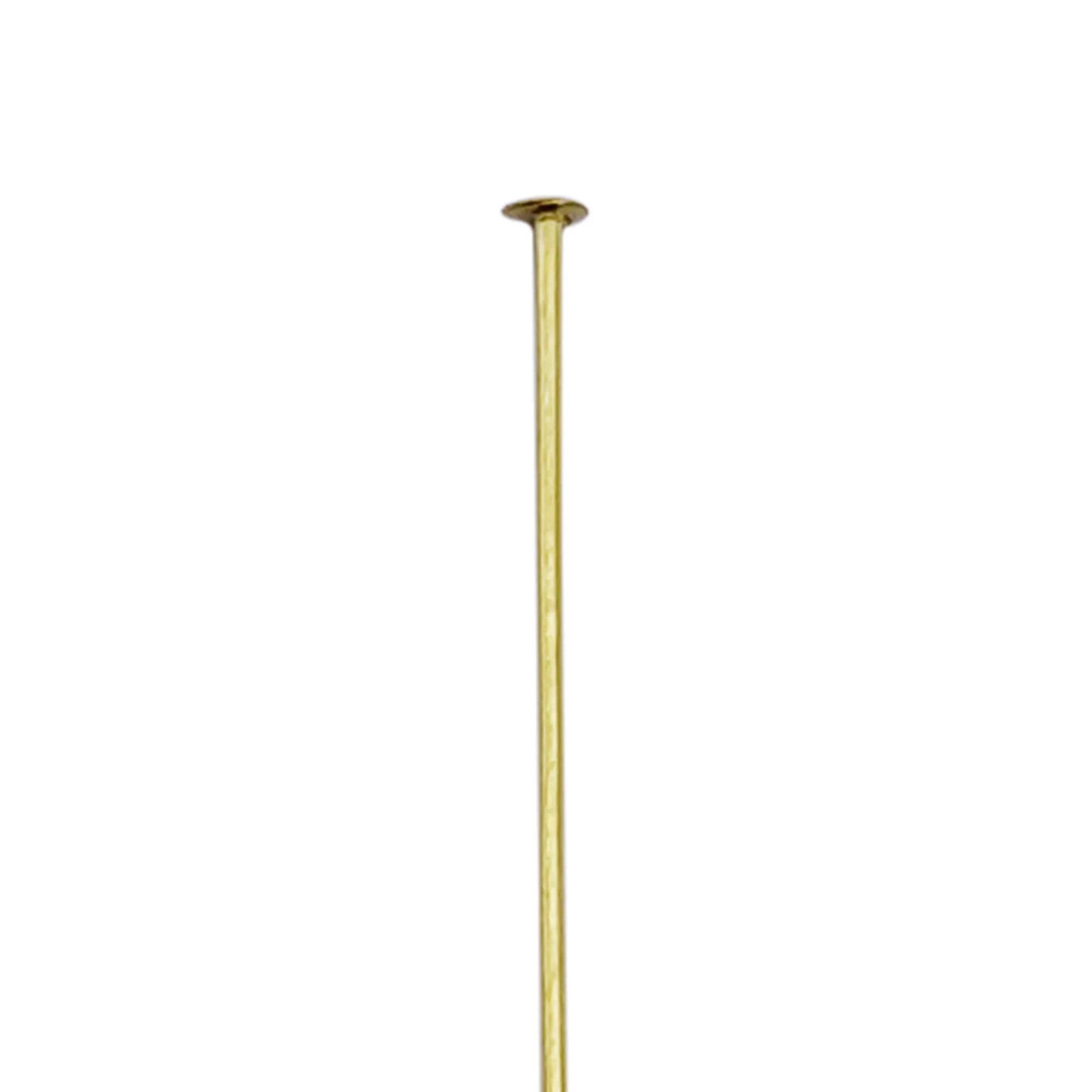 Flat Head Pins Gold Finish 38mm C90012  Diyas Crystal Pin